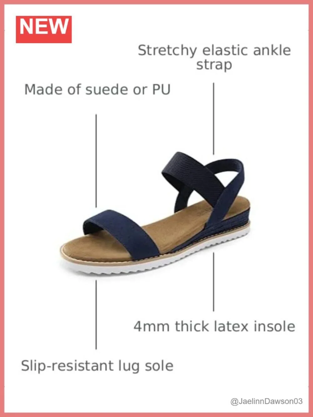 Wedge Espadrille Sandals Ankle Strap Stretch Elastic Open Toe Comfortable